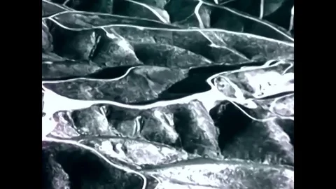 An experimental rocket engine test station is under construction at Edwards Air Stock Footage 95642681