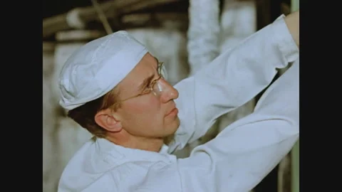 Experimental testing of Leningrad NPP components under operating conditions Stock Footage 161249945