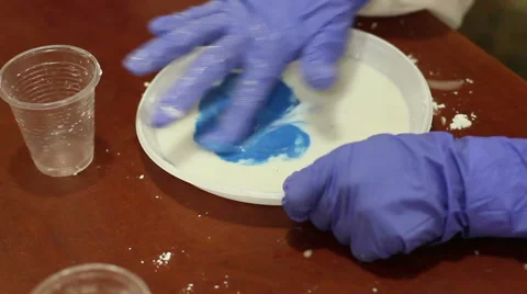 Experiments On Lessons In The School 6 Stock Footage 54410106