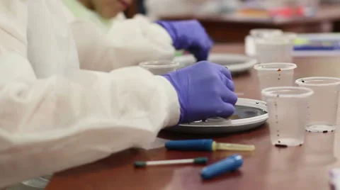 Experiments On Lessons In The School Stock Footage 54410105