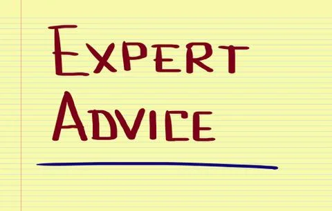 Expert Advice Concept Illustrazione stock