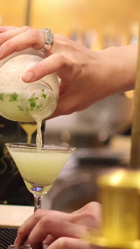 Expert Bartender Prepares Cocktail 動画素材 305142232
