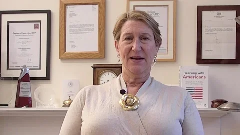 Expert discusses the impact of EU's £1.5bn fine on Apple Stock Footage 266823981