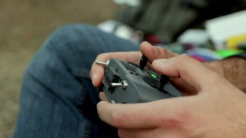 Expert FPV Drone Pilot in Action Stock Footage 252368215