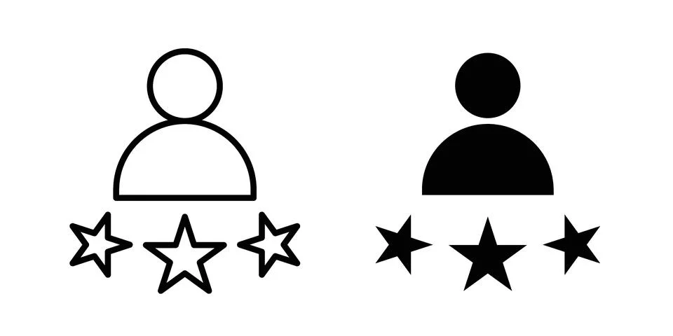 Expert icon set, collection of vector icons Stock Illustration