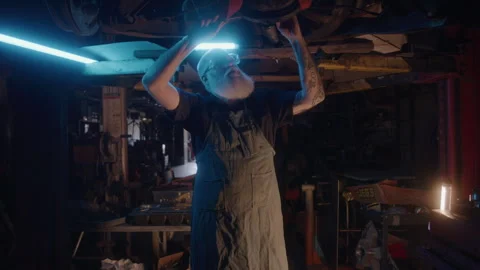 Expert Mechanic Fixing A Car Stock-Footage 270393666