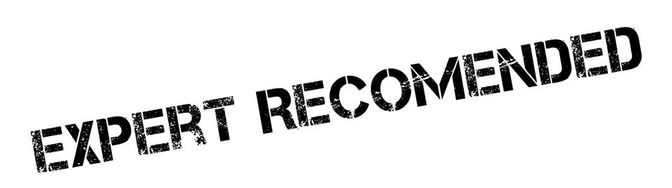 Expert Recomended rubber stamp Stock Illustration