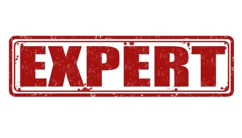 Expert stamp Stock Illustration