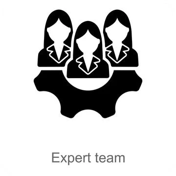 Expert Team Stock Illustration