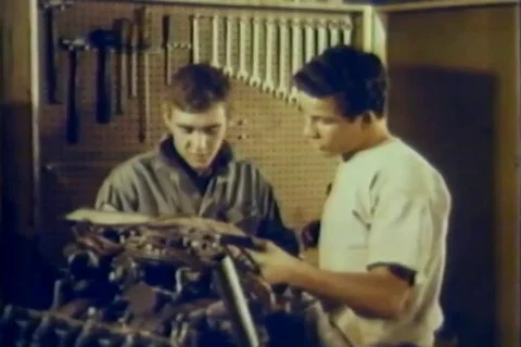 Expertise of different profession assist trainee - 1960 Stock Footage 112226705