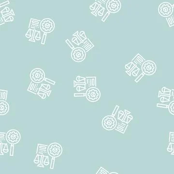 Expertise law line seamless pattern Stock Illustration