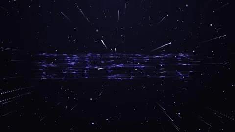Experts Particle Digital Data Analysis Big Data, High Tech Blockchain Data Stock Footage 346756550