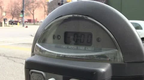Expired Parking Meter 库存影片 17517220