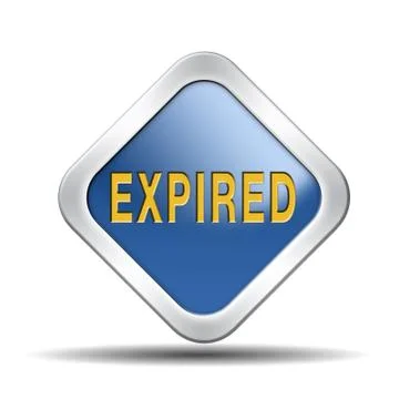 Expired sign Stock Illustration
