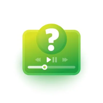 Explainer video icon, play manual or instruction vector design Ilustración de archivo