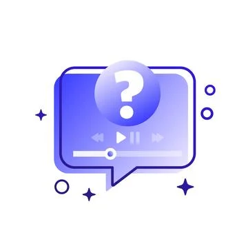 Explainer video icon, vector design for web and apps Stock Illustration