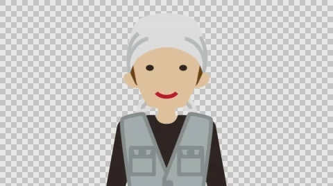 Explaining Carpenter - Alpha channel Stock Footage 59687032