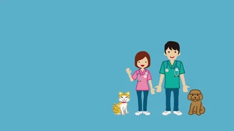 Explaining Female veterinarian Stock Footage 73400418