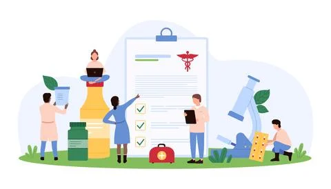 Explaining insurance policy concept 스톡 일러스트