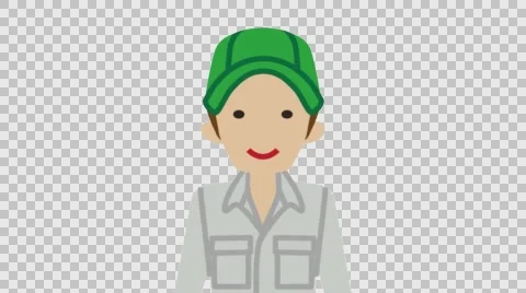 Explaining Mechanic - Alpha channel Stock Footage 59687229