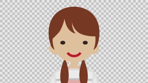 Explaining Nanny- Zoom Out - Alpha channel Stock Footage 60608591