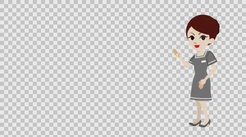 Explaining Therapist -Alpha channel Stock Footage 59130739