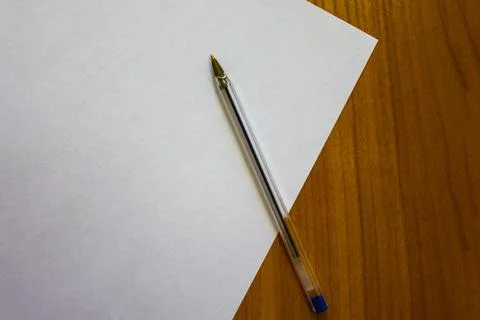 Explanation, written statement. Stock Photos