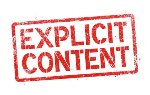 Explicit content Stock Illustration