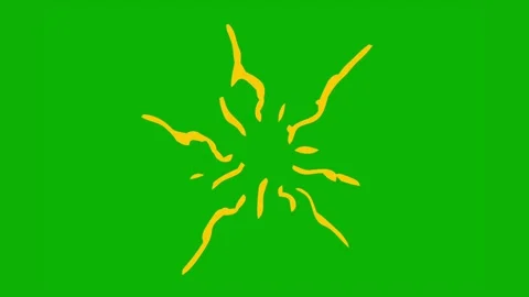 Explode animation with alpha channel. Boom blast comic animation. 4K Stock Footage 248583871