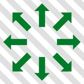 Explode Arrows Vector Icon Stock Illustration
