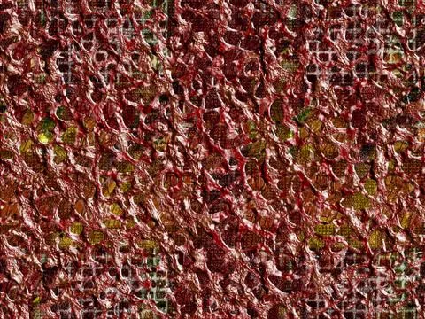 Explode creature flesh and blood pattern Illustrazione stock