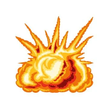 Explode effect icon Stock Illustration