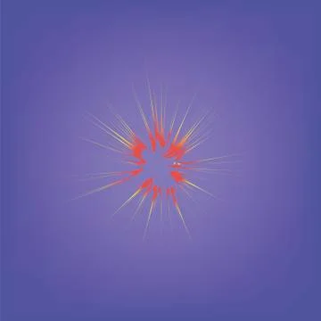 Explode Flash, Cartoon Explosion Stock Illustration