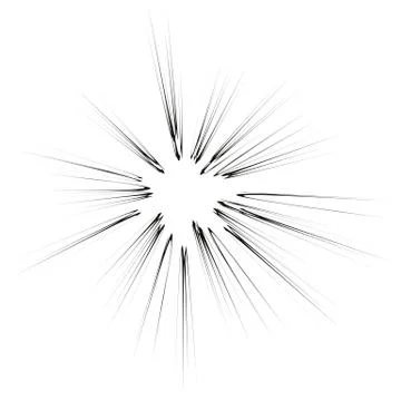 Explode Flash, Cartoon Explosion Illustrazione stock