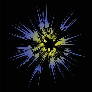 Explode Flash, Cartoon Explosion 스톡 일러스트