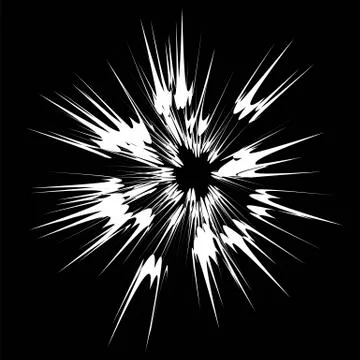 Explode Flash, Cartoon Explosion 스톡 일러스트
