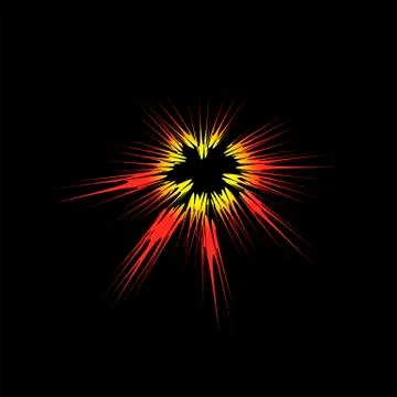 Explode Flash, Cartoon Explosion 스톡 일러스트