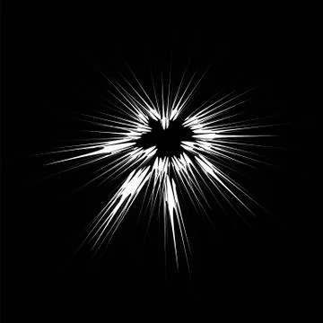 Explode Flash, Cartoon Explosion Illustrazione stock