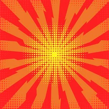 Explode Flash, Cartoon Explosion, Space Burst Effect, Comic Bomb, Star Explosion Stock Illustration