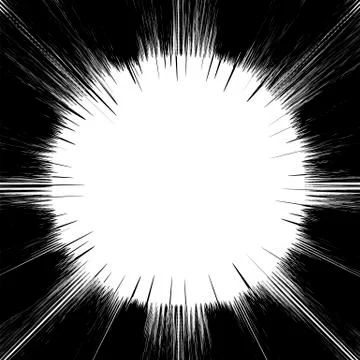 Explode Flash, Cartoon Explosion, Star Burst. Illustrazione stock