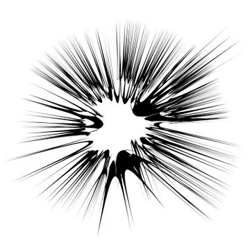 Explode Flash, Cartoon Explosion, Star Burst Illustrazione stock