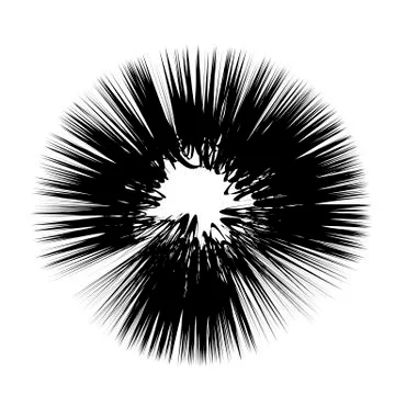Explode Flash, Cartoon Explosion, Star Burst Illustrazione stock