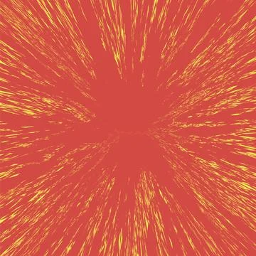 Explode Flash, Cartoon Explosion, Star Burst Isolated on Yellow Background Illustrazione stock