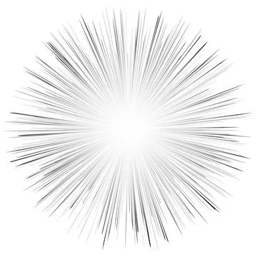 Explode Flash, Cartoon Explosion, Star Burst on White Background 库存插图