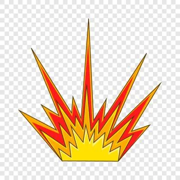 Explode flash icon, cartoon style Illustrazione stock