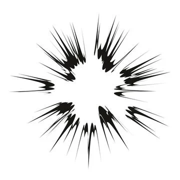 Explode Flash, Star Burst Explode Flash, Cartoon Explosion, Star Burst Iso... Stock Photos