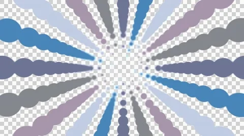 Explode Implode Dot Tunnel BlueGrey 4K with Alpha Stock Footage 51032268