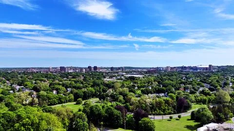 Explode Over the Land - Upper Onondaga Park - Syracuse, NY Foto stock