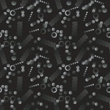 Exploded mechanism creative pattern Stock Illustration