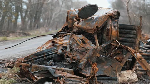 Exploded vehicles of the russian occupants in Ukraine Vidéo 200920190